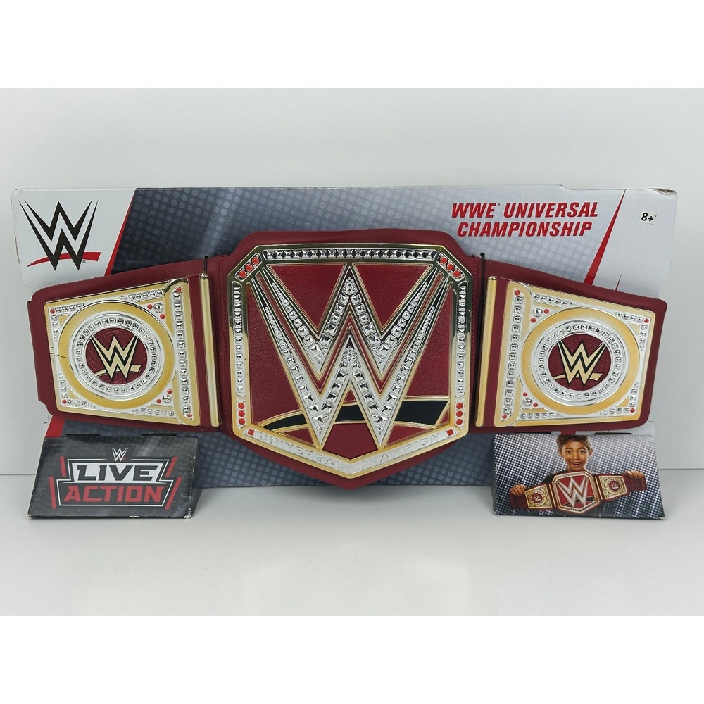 Live Action Mint WWE Universal Championship Red Belt Brand New Rare BU